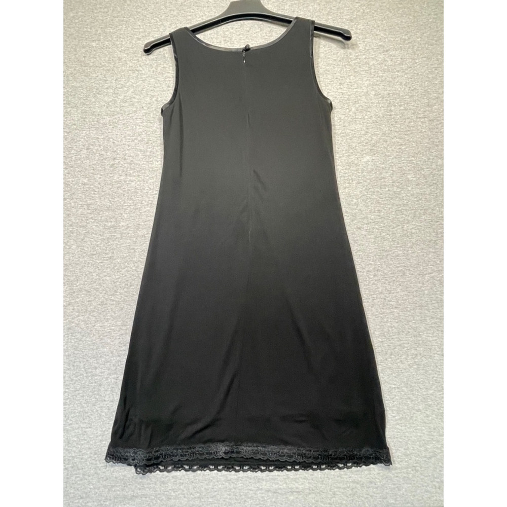 Women's Trio New York Black Slip Dress Size 4 - Picture 3 of 3